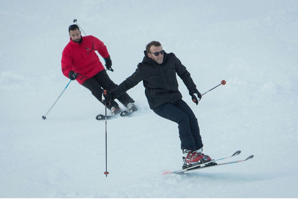 Le président de la République profite des pistes du Grand Tourmalet