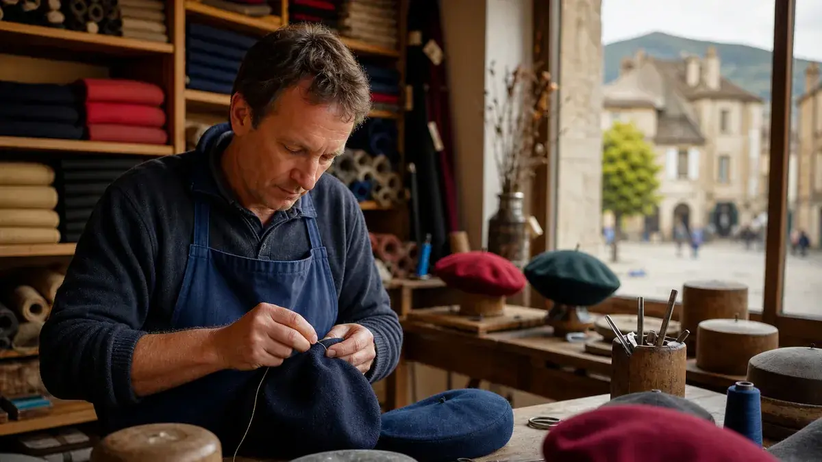 Le béret béarnais, de l’atelier aux maisons de mode